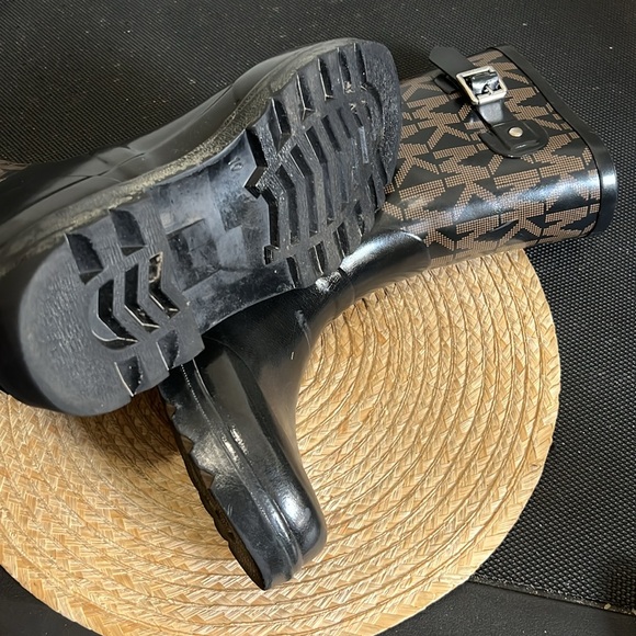 Michael Kors Rain Snow Winter Rubber Boots Size 10 - Picture 6 of 7